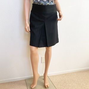 J. Crew Black Wool Mini Skirt